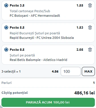 Biletul Zilei din Pariuri Speciale 27.10.2025