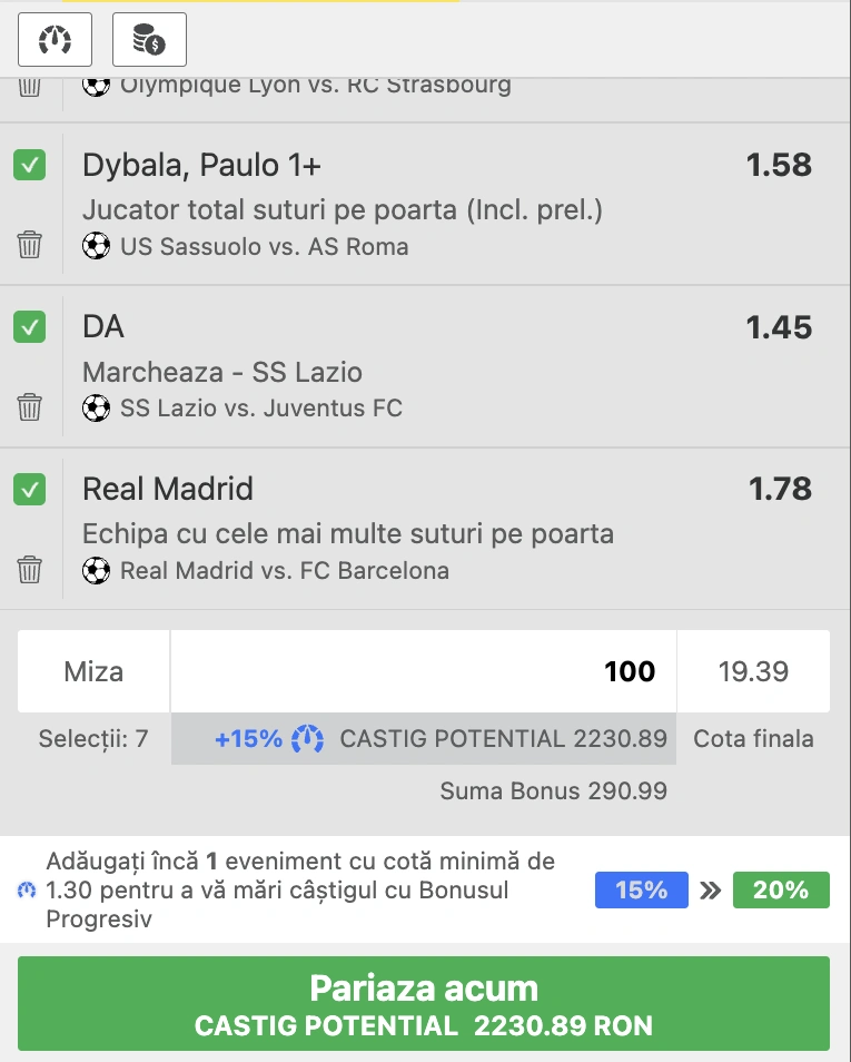 Biletul zilei din fotbal la Winbet, 26 octombrie 2025