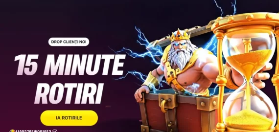 Bonus pentru jucătorii noi – 15 MINUTE de Rotiri Gratuite Fără Rulaj la Superbet