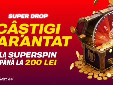 Câștigă un premiu garantat cu Super Drop SuperSpin doar azi, 15 Octombrie 2025