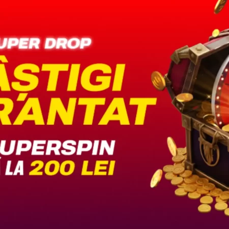 Câștigă un premiu garantat cu Super Drop SuperSpin doar azi, 15 Octombrie 2025