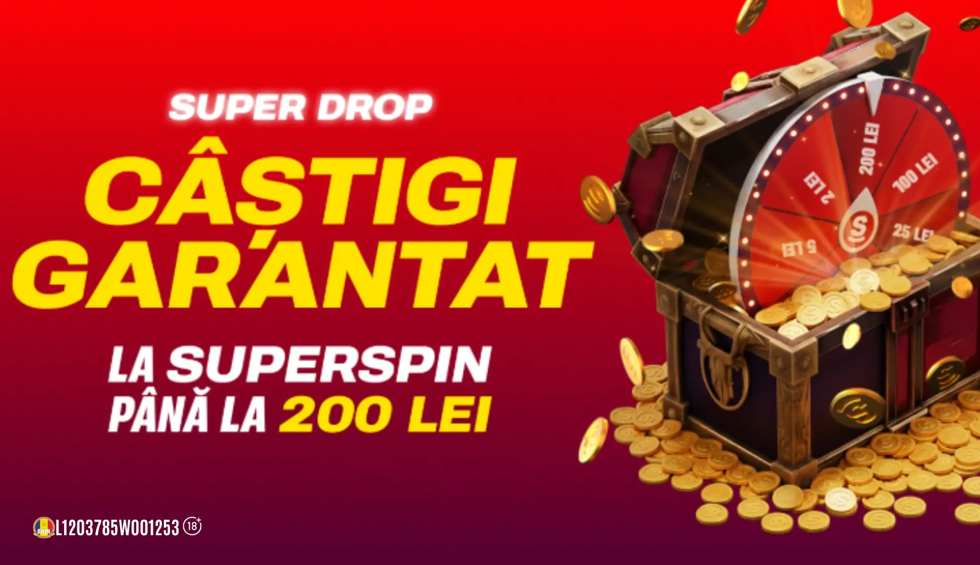Câștigă un premiu garantat cu Super Drop SuperSpin doar azi, 15 Octombrie 2025