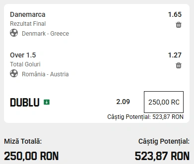 Cota 2 din fotbal 12.10.2025