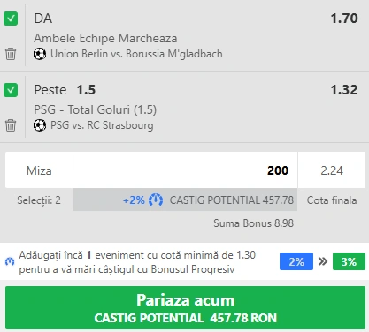 Cota 2 din fotbal 17 octombrie 2025
