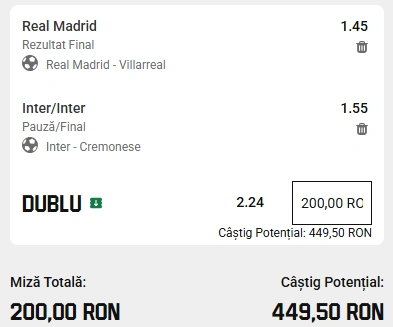 Cota 2 din fotbal 4 octombrie 2025
