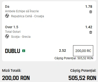 Cota 2 din fotbal 9 octombrie 2025