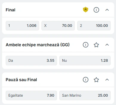 Cote pariuri Austria vs San Marino la Superbet