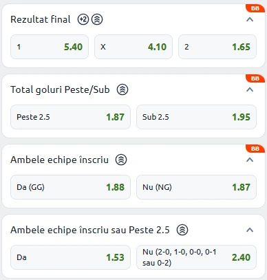 Cote pariuri Cremonese vs Atalanta la Betano
