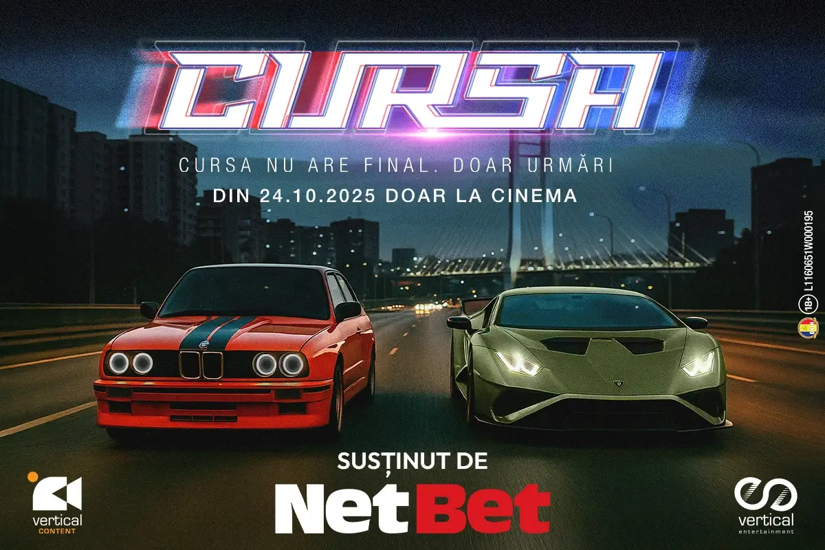 Filmul românesc „Cursa” se lansează în cinematografe pe 24 octombrie, inclusiv în format 4DX