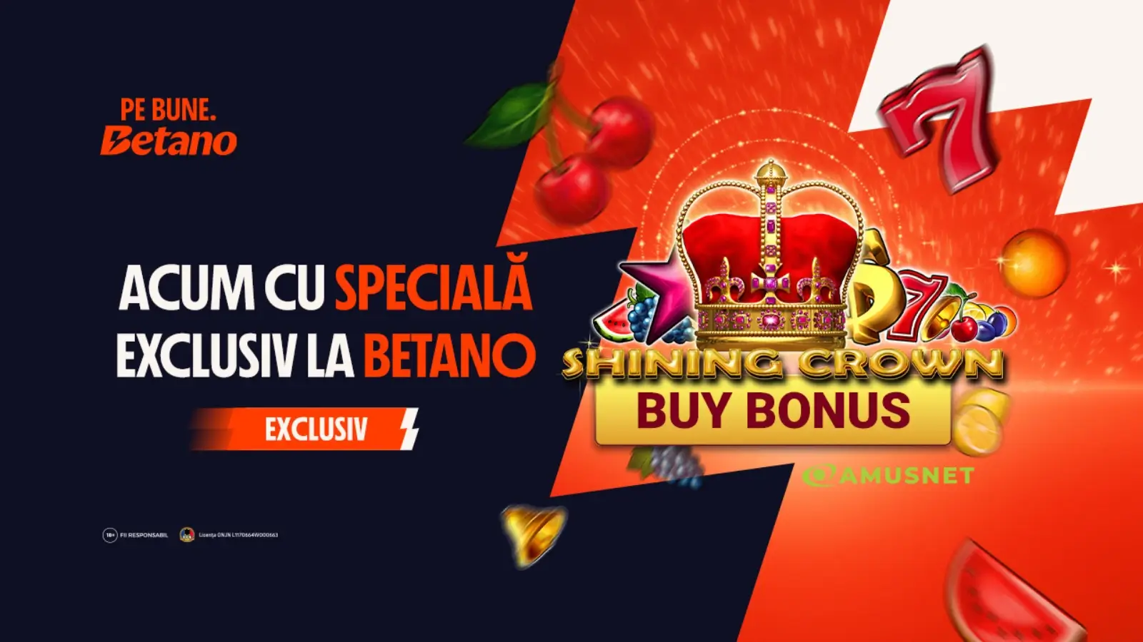 Joacă Shining Crown cu Specială Exclusiv la Betano Casino