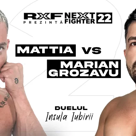 Mattia vs Marian Grozavu – Duelul Insulei Iubirii în RXF Next Fighter 22 octombrie