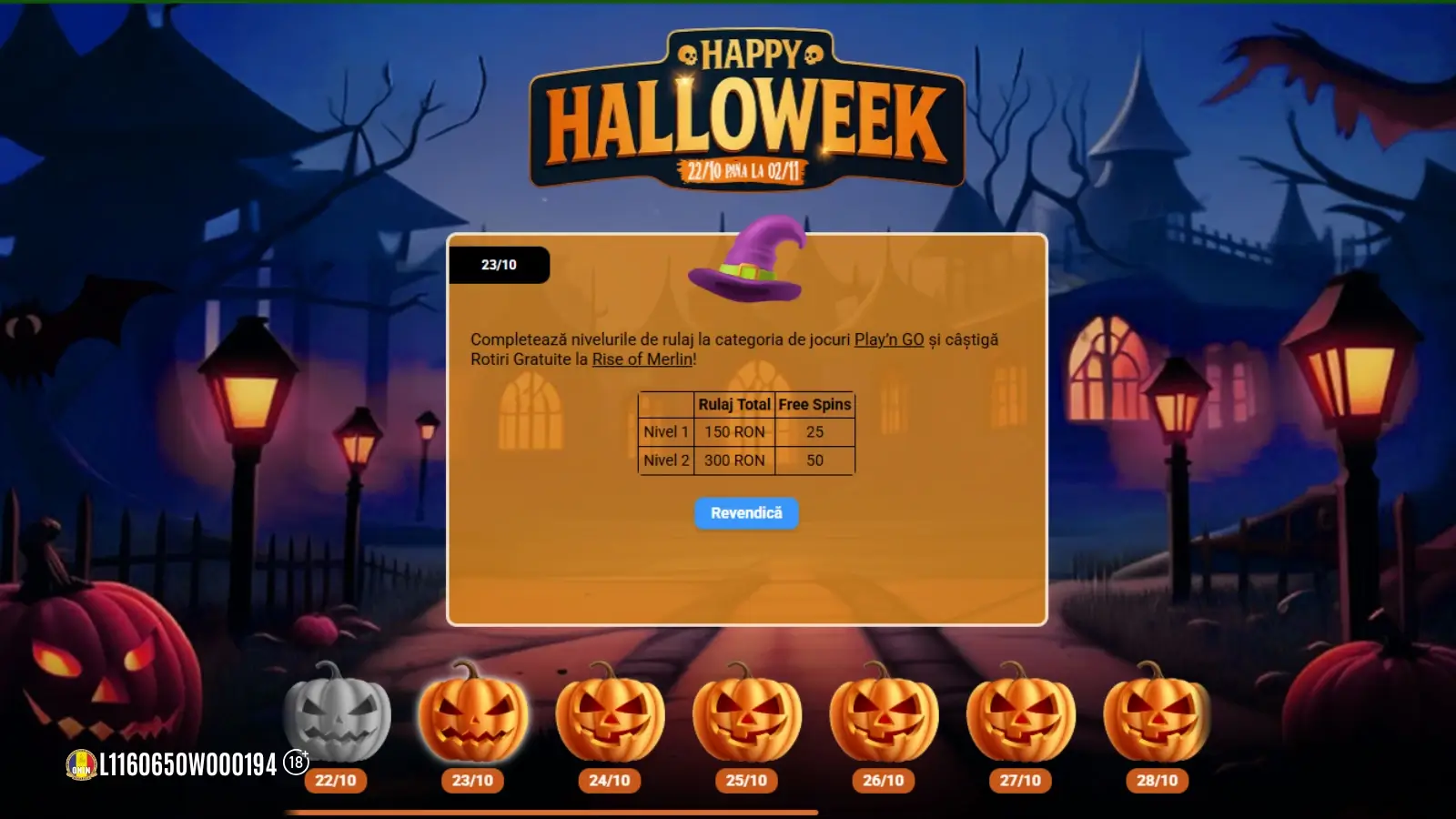 Pariuri Plus - Casino Halloweek