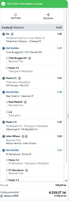 Bilet de weekend din fotbal 1 noiembrie 2025