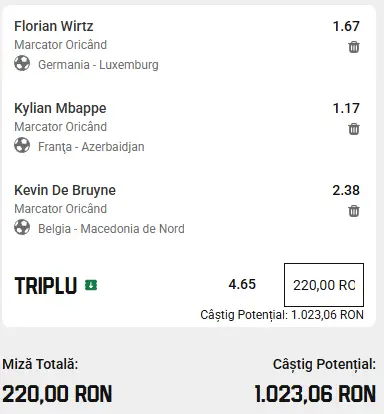 Biletul Zilei Unibet 10.10