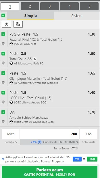 Biletul etapei a 11-a din Ligue 1 - 01.11.2025