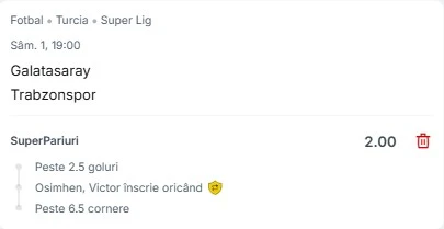 Galatasaray vs Trabzonspor