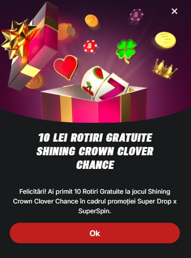 super drop super spin rotiri gratuite 