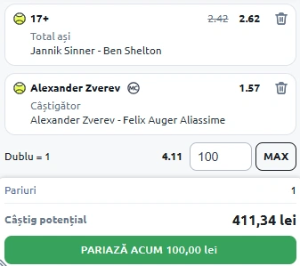 Biletul Zilei de la ATP Finals din 14 noiembrie 2025