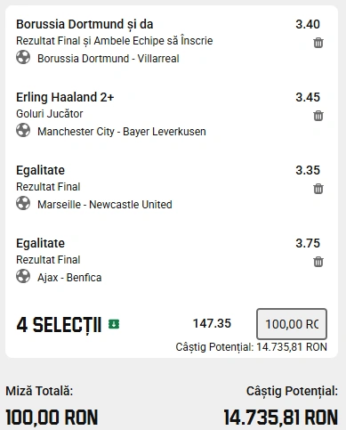 Biletul Zilei in cota mare 25.11.2025