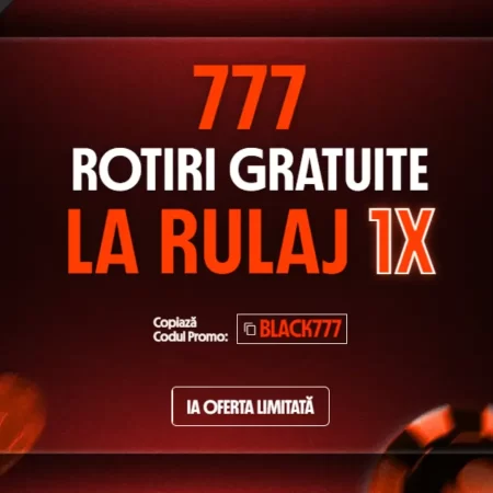 Black Friday la Betano – 777 Rotiri Gratuite Fără Depunere cu Rulaj 1X
