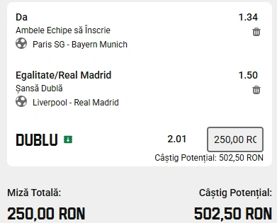 Cota 2 din Champions League 04.11.2025