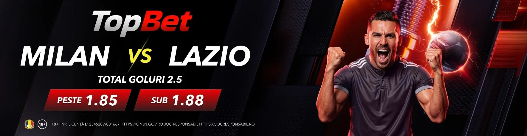 Milan-Lazio 2.5 goluri