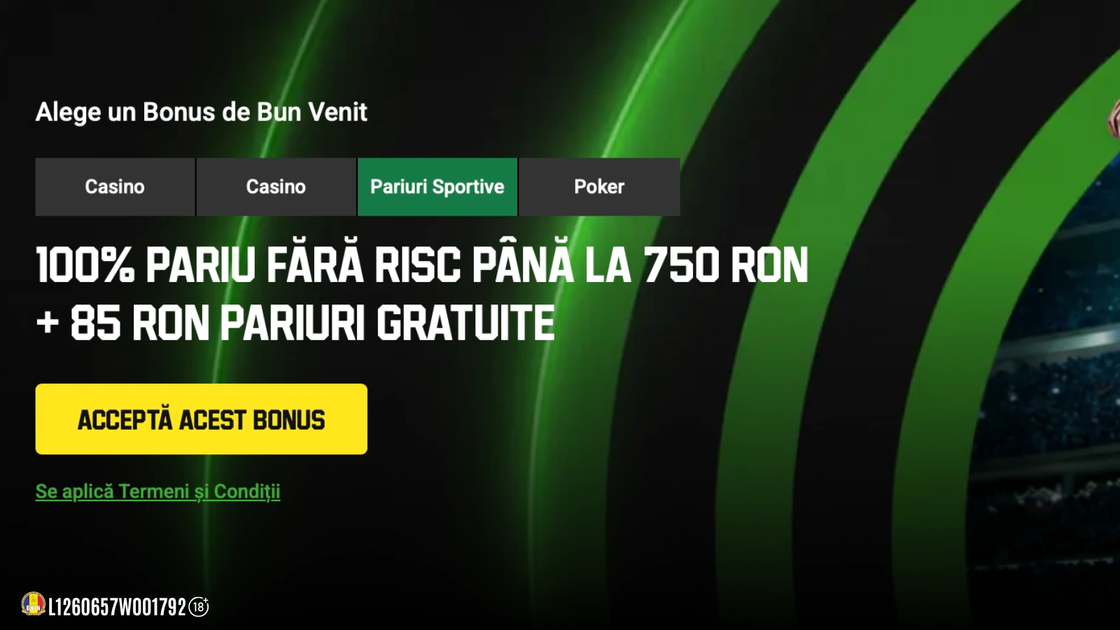 Unibet Bonus de Bun Venit