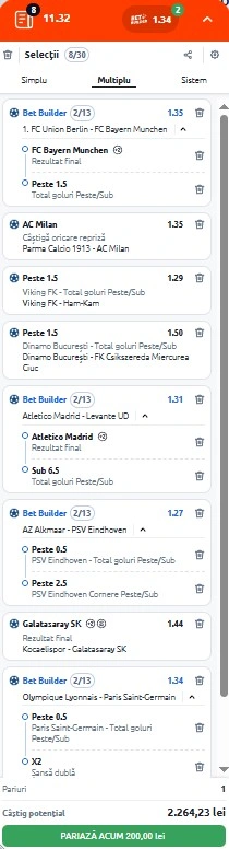 Bilet de weekend din fotbal 08.11.2025