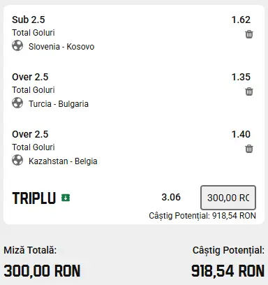 Biletul Zilei Cotă 3 cu IA