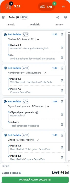 Biletul zilei din Bet Buildere 30.11.2025