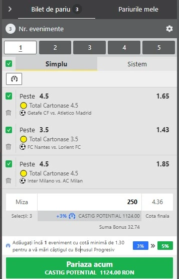 Biletul zilei din Pariuri Speciale 23.11.2025