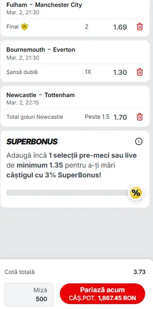 Biletul Zilei generat cu IA 02.12.2025