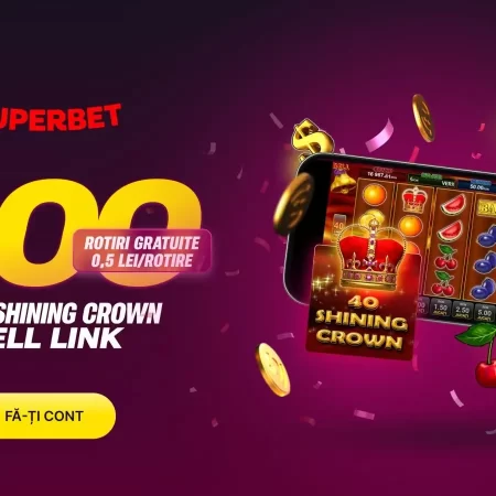 600 Rotiri Gratuite la 40 Shining Crown Bell Link pentru jucătorii noi