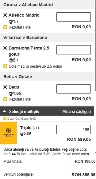 Biletul Zilei Betfair din 21 decembrie 2025