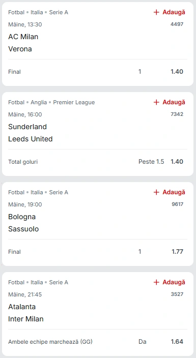 Biletul Zilei Superbet din 28 decembrie 2025