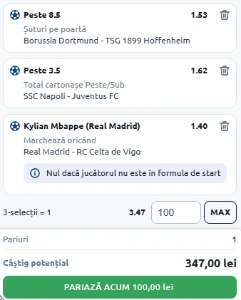 Biletul Zilei din Pariuri Speciale 07.12.2025