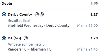 Biletul zilei din fotbal 15 decembrie 2025