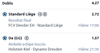 Biletul zilei din fotbal 20 decembrie 2025