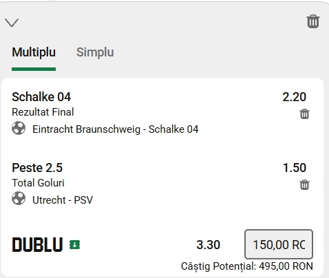 Biletul zilei din fotbal 21 decembrie 2025