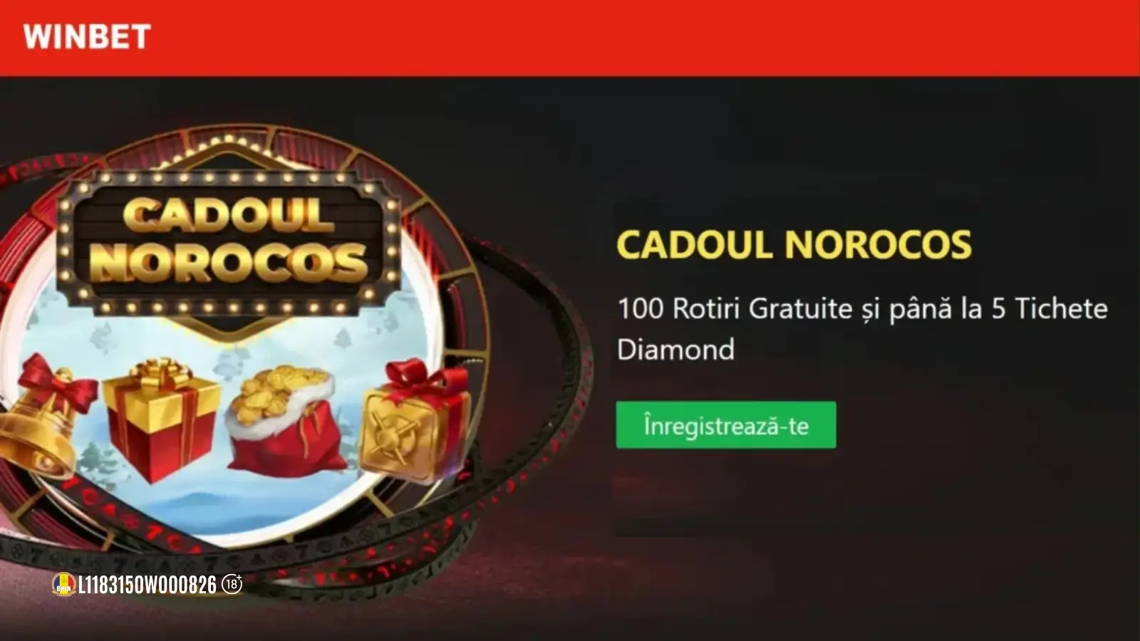 Cadoul Norocos la Winbet - Premii de 500.000 LEI