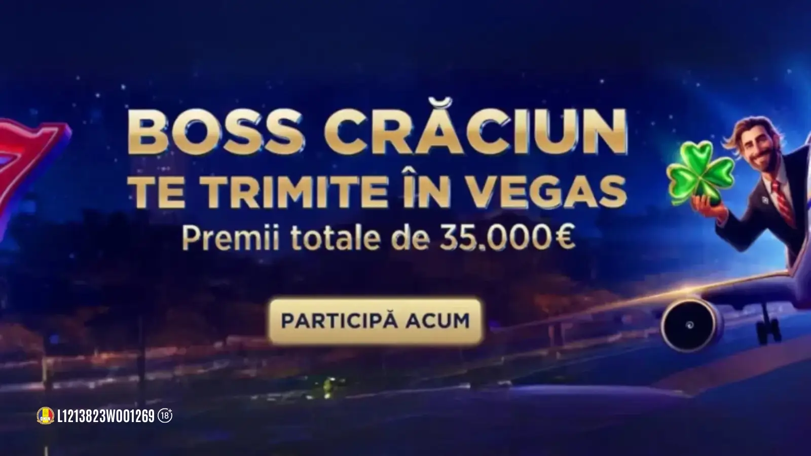Calendar de Crăciun Winboss - Boss Crăciun te trimite în Vegas