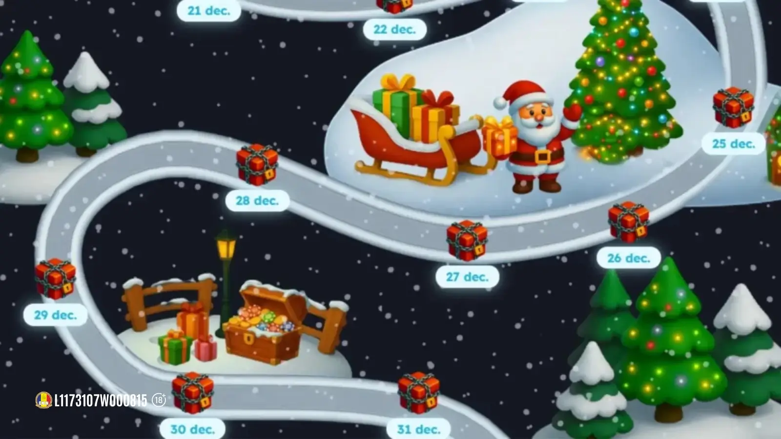 Calendar la Casino Get’s Bet - Cadouri în stil Advent