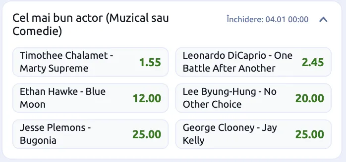 Cel mai bun actor într-un rol principal (musical sau comedie)