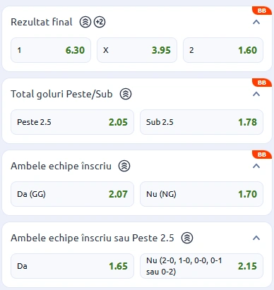 Cote pariuri Cremonese vs Napoli la Betano