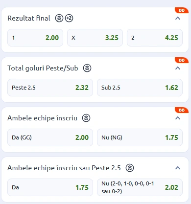 Cote pariuri Juventus vs AS Roma la Betano