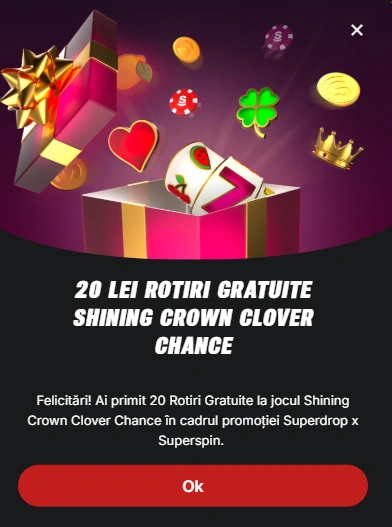 Cum participi la promoția Super Drop x SuperSpin