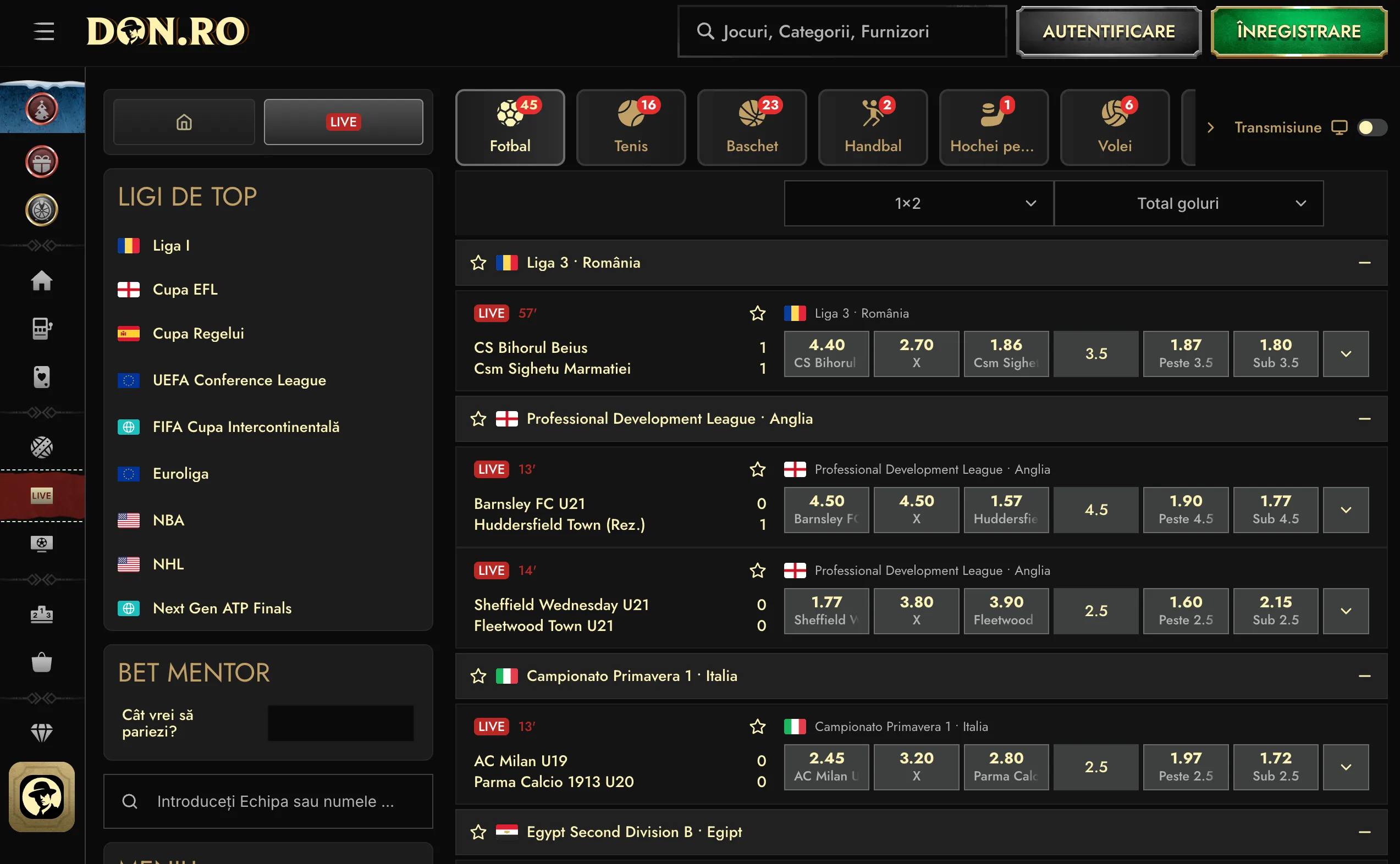 Don Pariuri Sportive Live