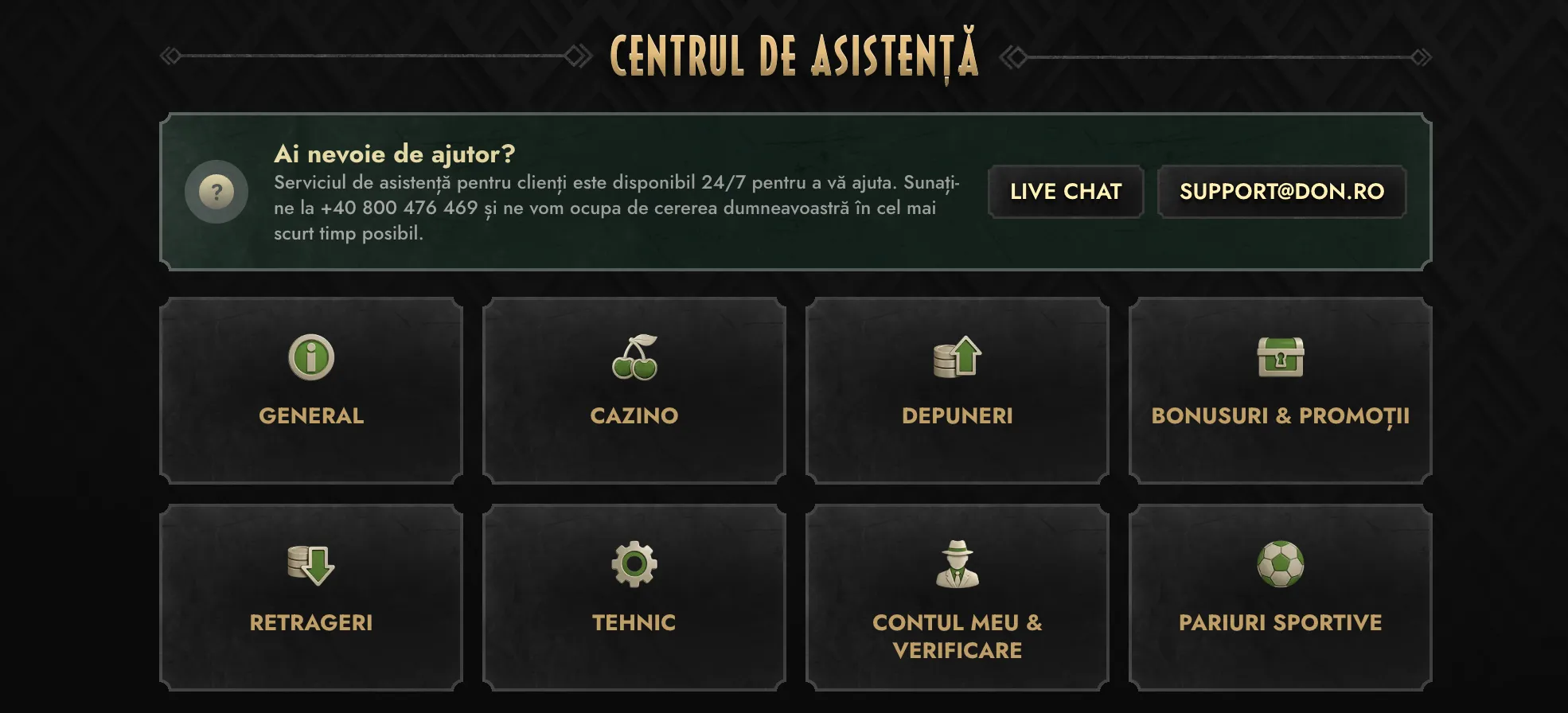 Don Relații cu Clienții