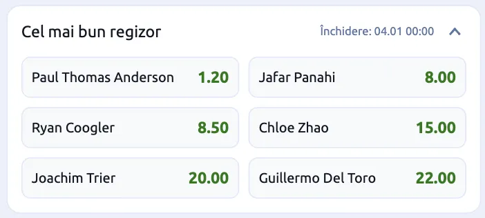 Paul Thomas Anderson, favorit să câștige titlul la categoria cel mai bun regizor