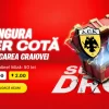 Super Drop AEK Atena vs Universitatea Craiova Cota 2.00 în loc de 1.10 pentru calificarea Craiovei în Play-Off